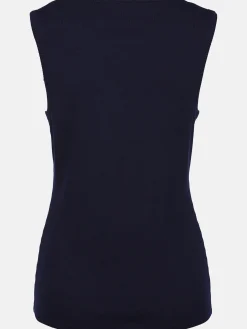 Damen Lisa Tossa Damen Ripp Top unifarben