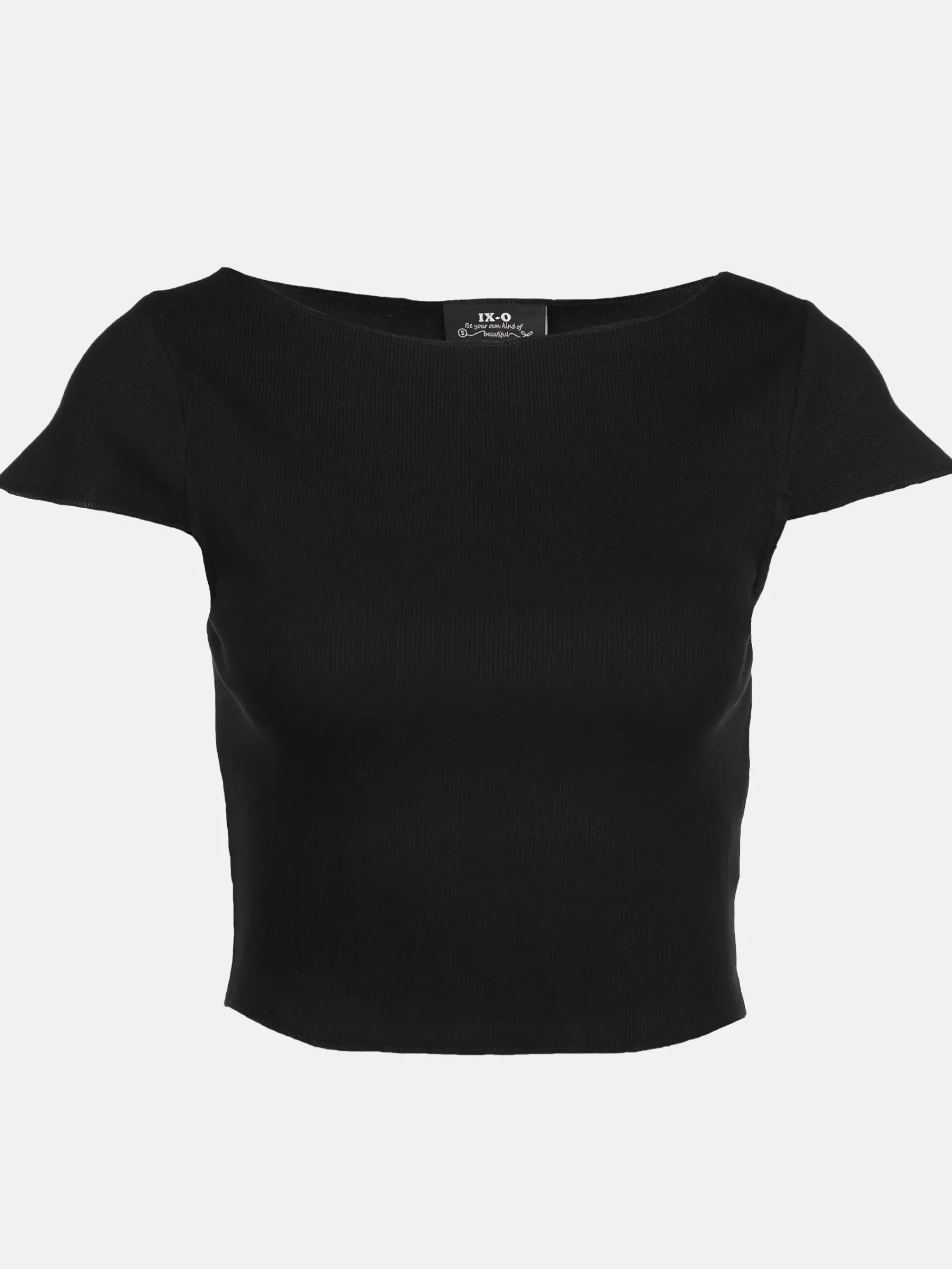Damen IX-O Damen Rippshirt im Cropped Style