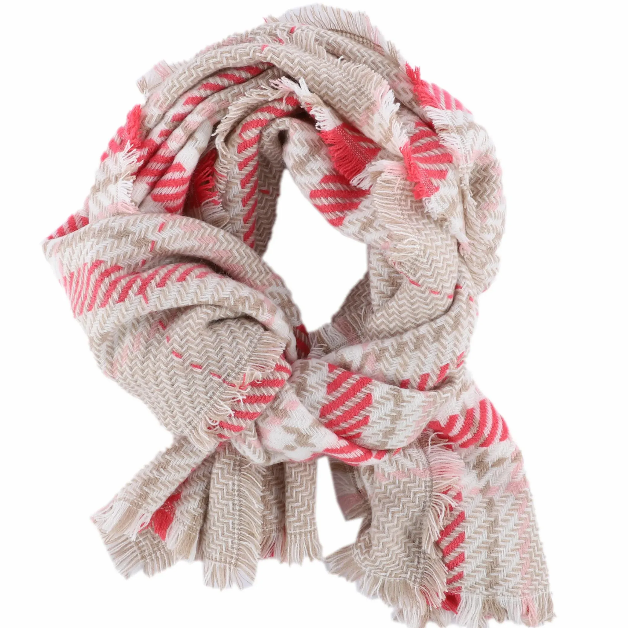 Damen Sure Damen Schal im Karodessin