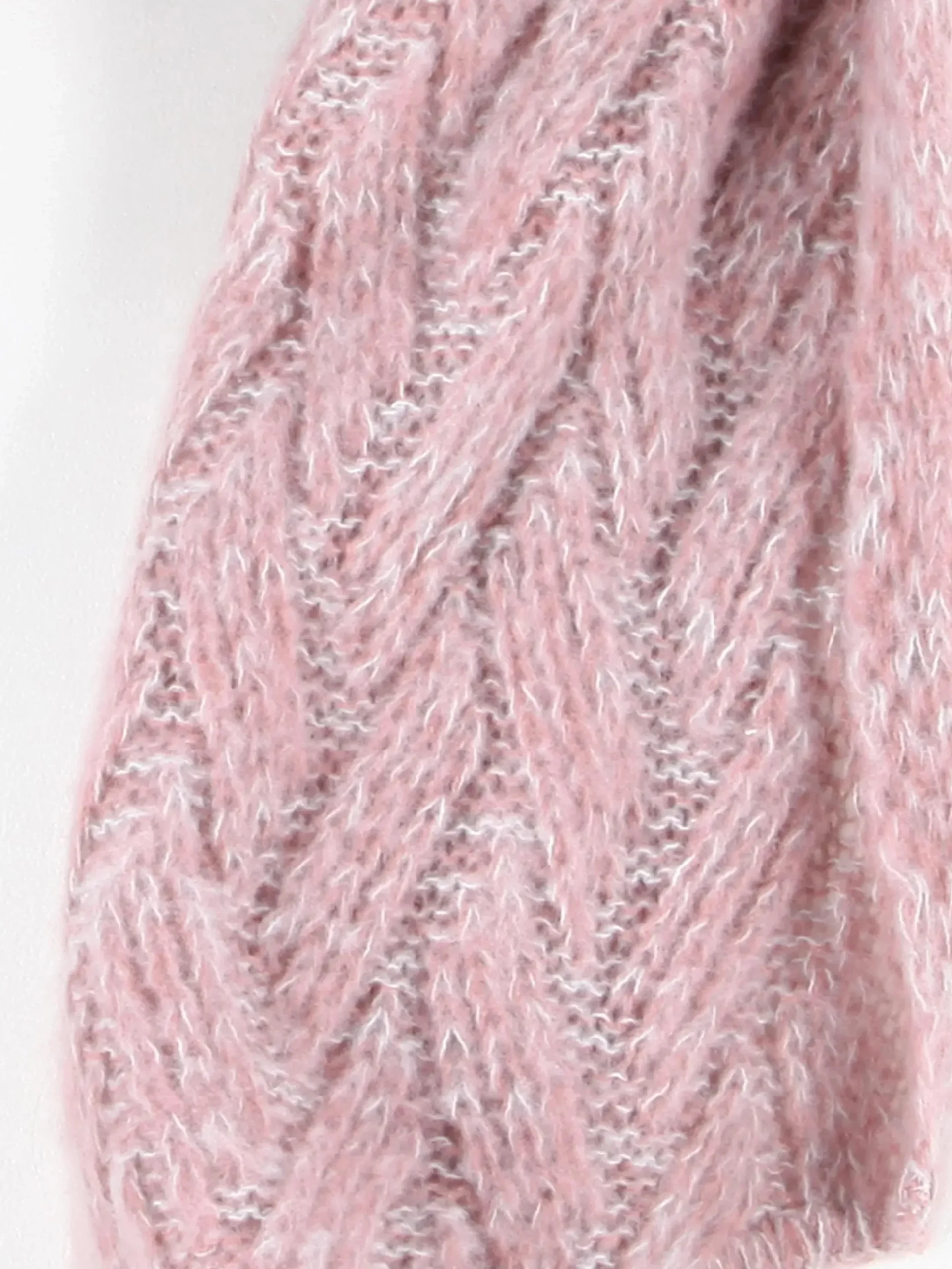 Damen Lisa Tossa Damen Schal mit hübschem Strickmuster