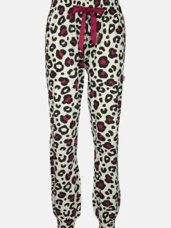 Damen Sure Damen Schlafanzughose im Leostyle