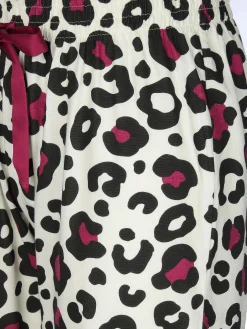 Damen Sure Damen Schlafanzughose im Leostyle