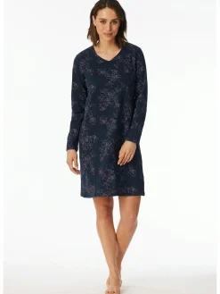 Damen UNCOVER by Schiesser Damen Schlafshirt in langer Ausführung