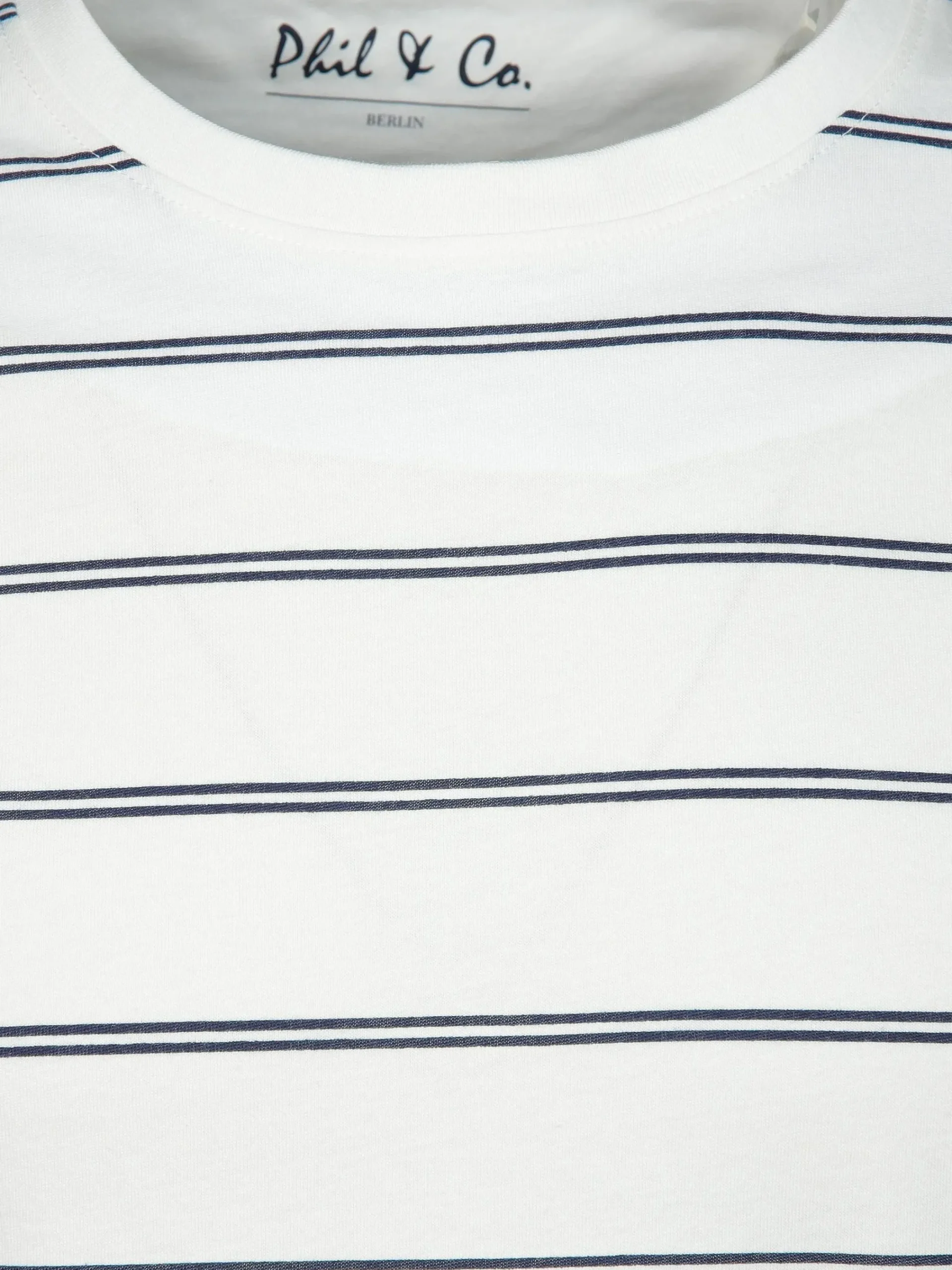 Herren Phil+Co Damen Schlafshirt mit Streifen