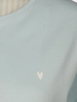 Damen byLouise Damen Schlafshirt unifarben