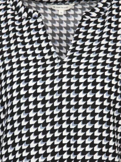 Damen Tom Tailor Damen Schlupfbluse mit Alloverprint