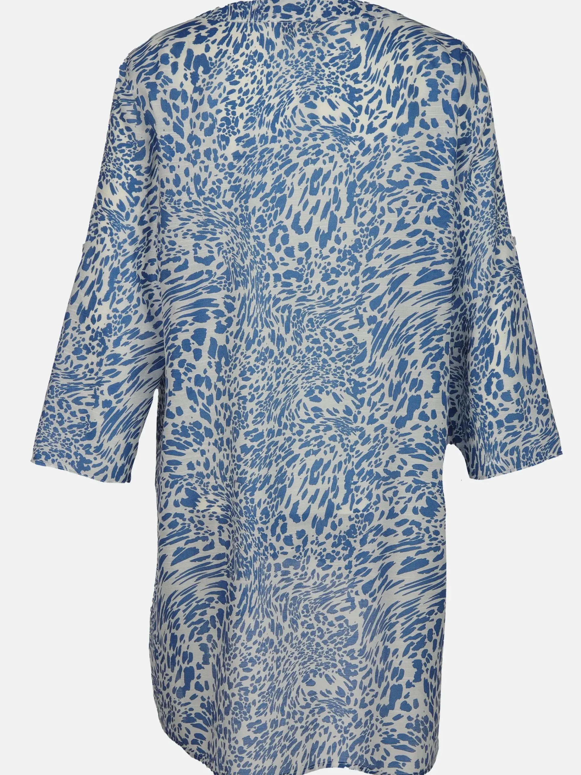 Damen Apricot Damen Schlupfbluse mit Alloverprint