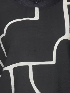 Damen Lisa Tossa Damen Shirt aus Materialmix