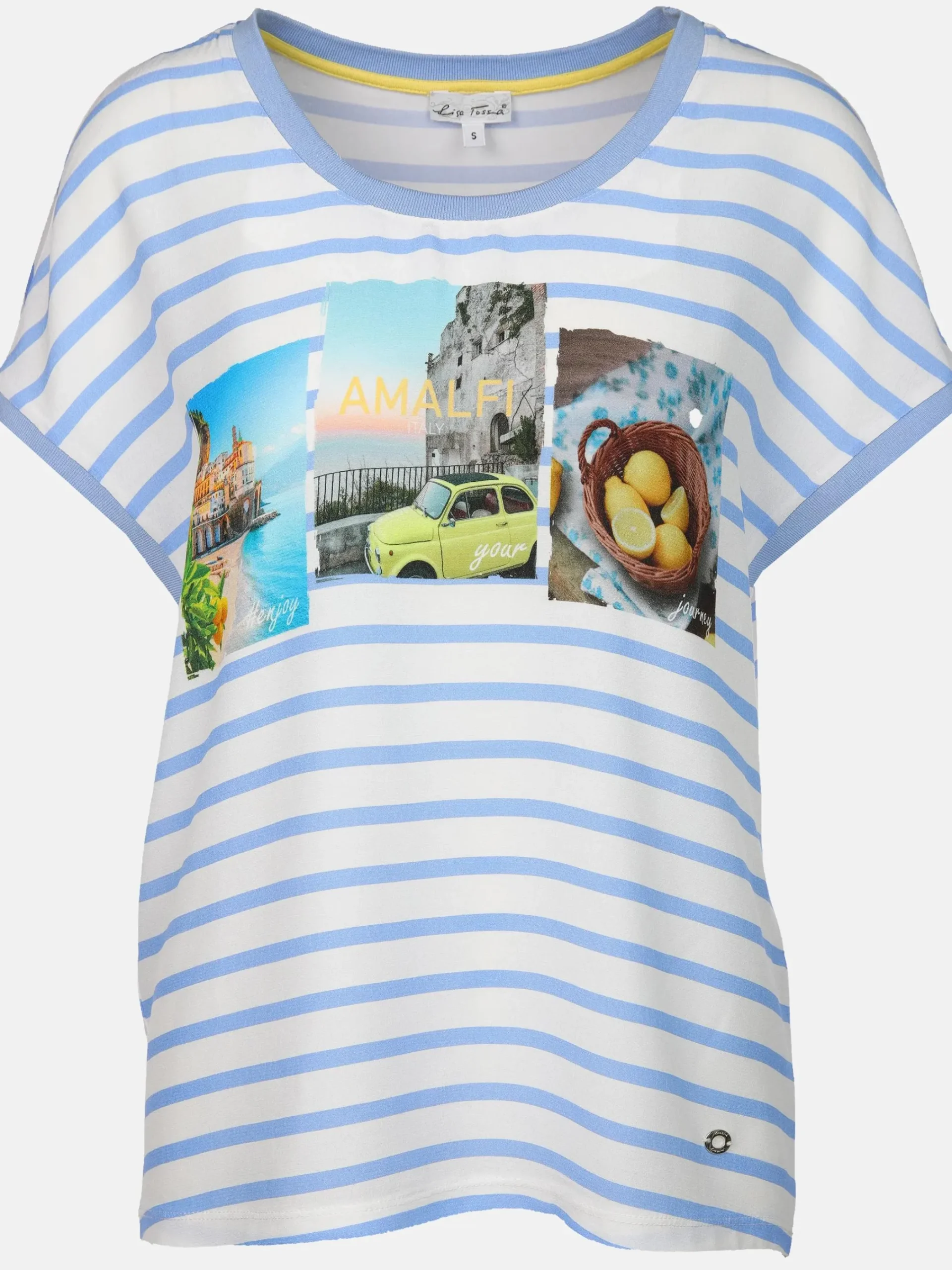 Damen Lisa Tossa Damen Shirt aus Materialmix