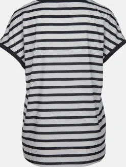 Damen Lisa Tossa Damen Shirt aus Materialmix