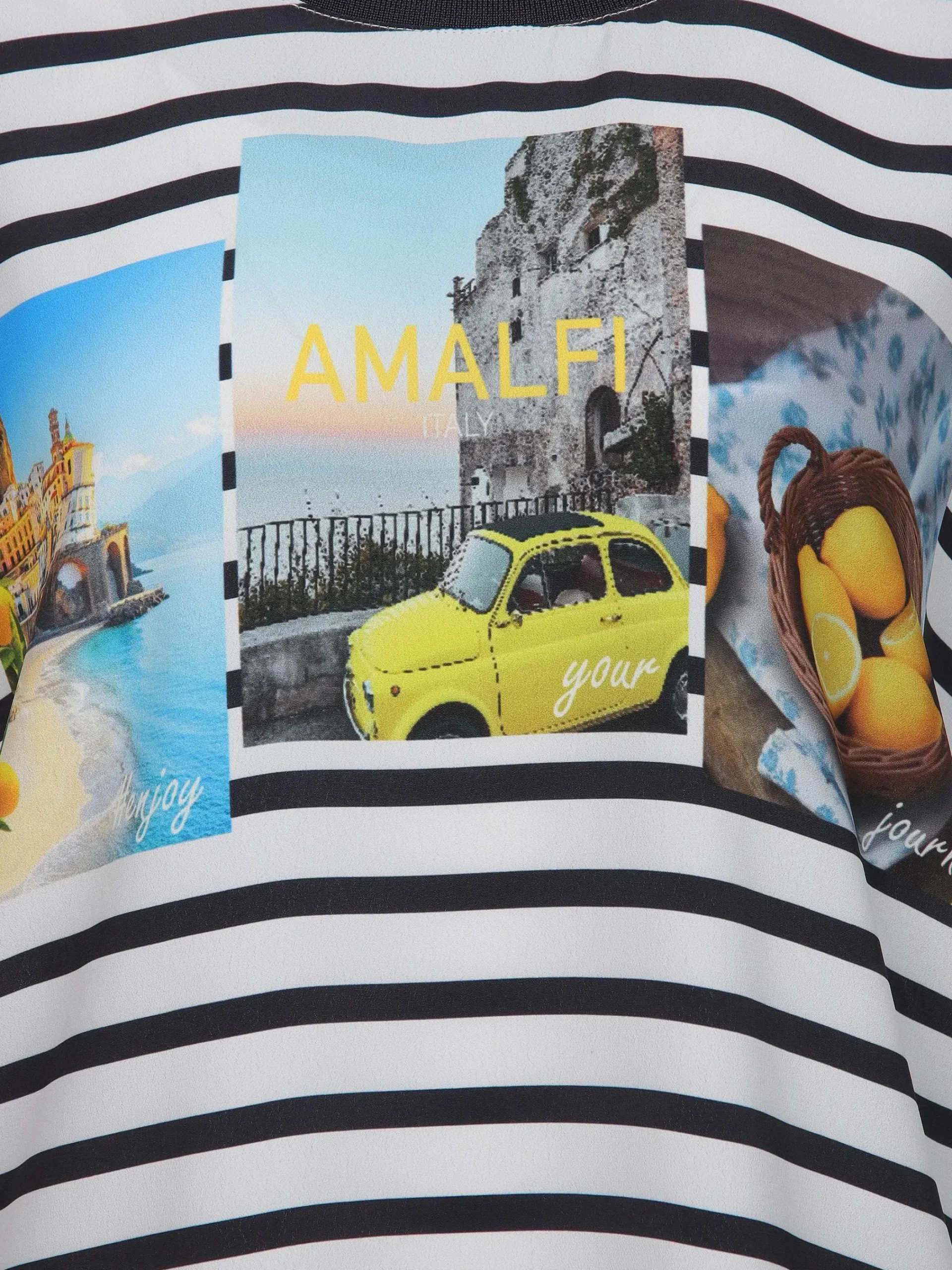 Damen Lisa Tossa Damen Shirt aus Materialmix