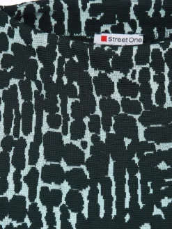 Damen Street One Damen Shirt mit 7/8 Arm im abstrakten Dessin