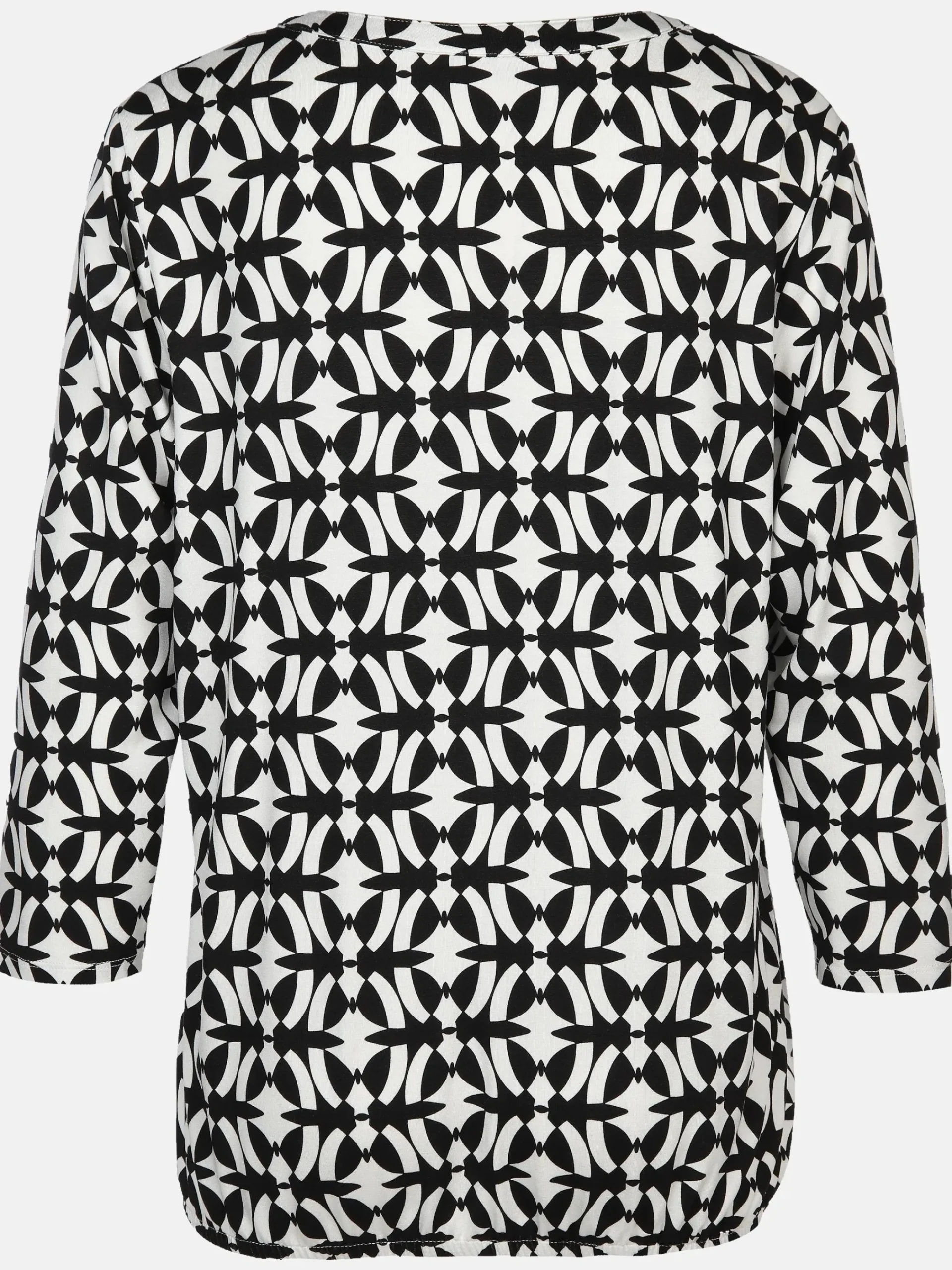 Damen Lisa Tossa Damen Shirt mit 3/4 Arm und Minimalprint