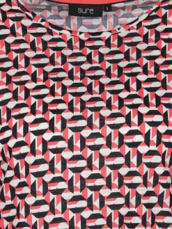 Damen Sure Damen Shirt mit Alloverprint