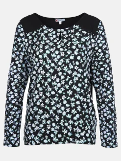 Damen Street One Damen Shirt mit Blumenprint und Nieten