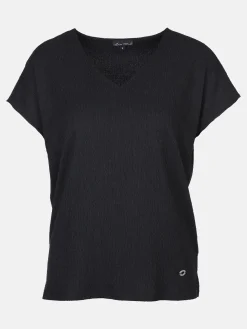 Damen Lisa Tossa Damen Shirt mit Crashoptik