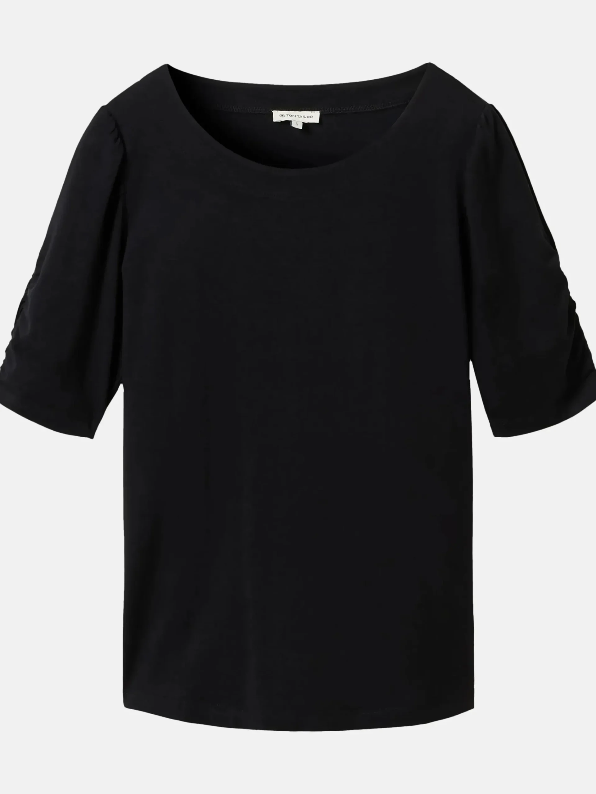 Damen Tom Tailor Damen Shirt mit edler Raffung