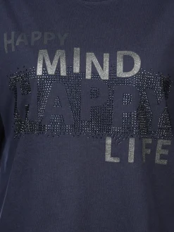 Damen Sure Damen Shirt mit Front-Glitzerprint