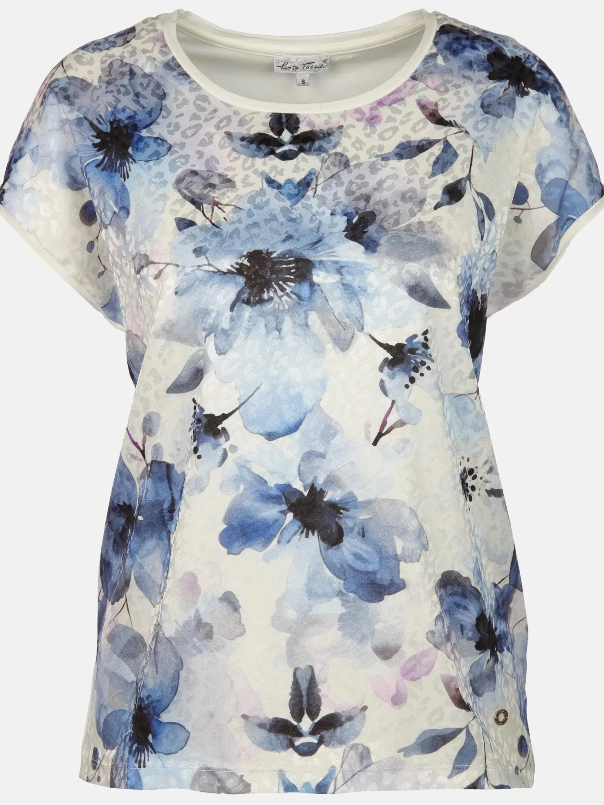 Damen Lisa Tossa Damen Shirt mit Glanzeffekt