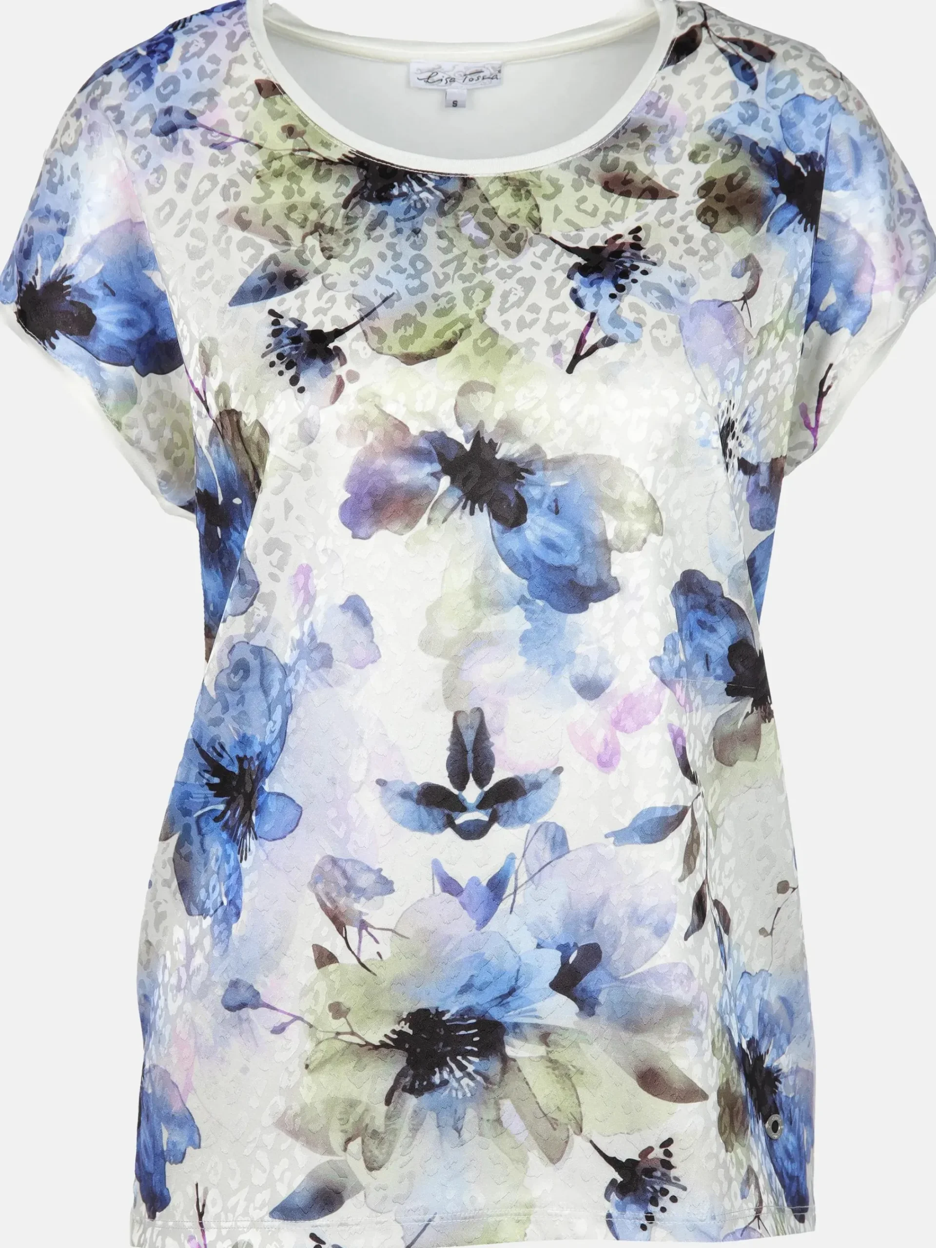 Damen Lisa Tossa Damen Shirt mit Glanzeffekt