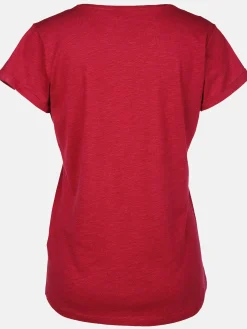 Damen Sure Damen Shirt mit Glitzerprint und Strasssteinchen