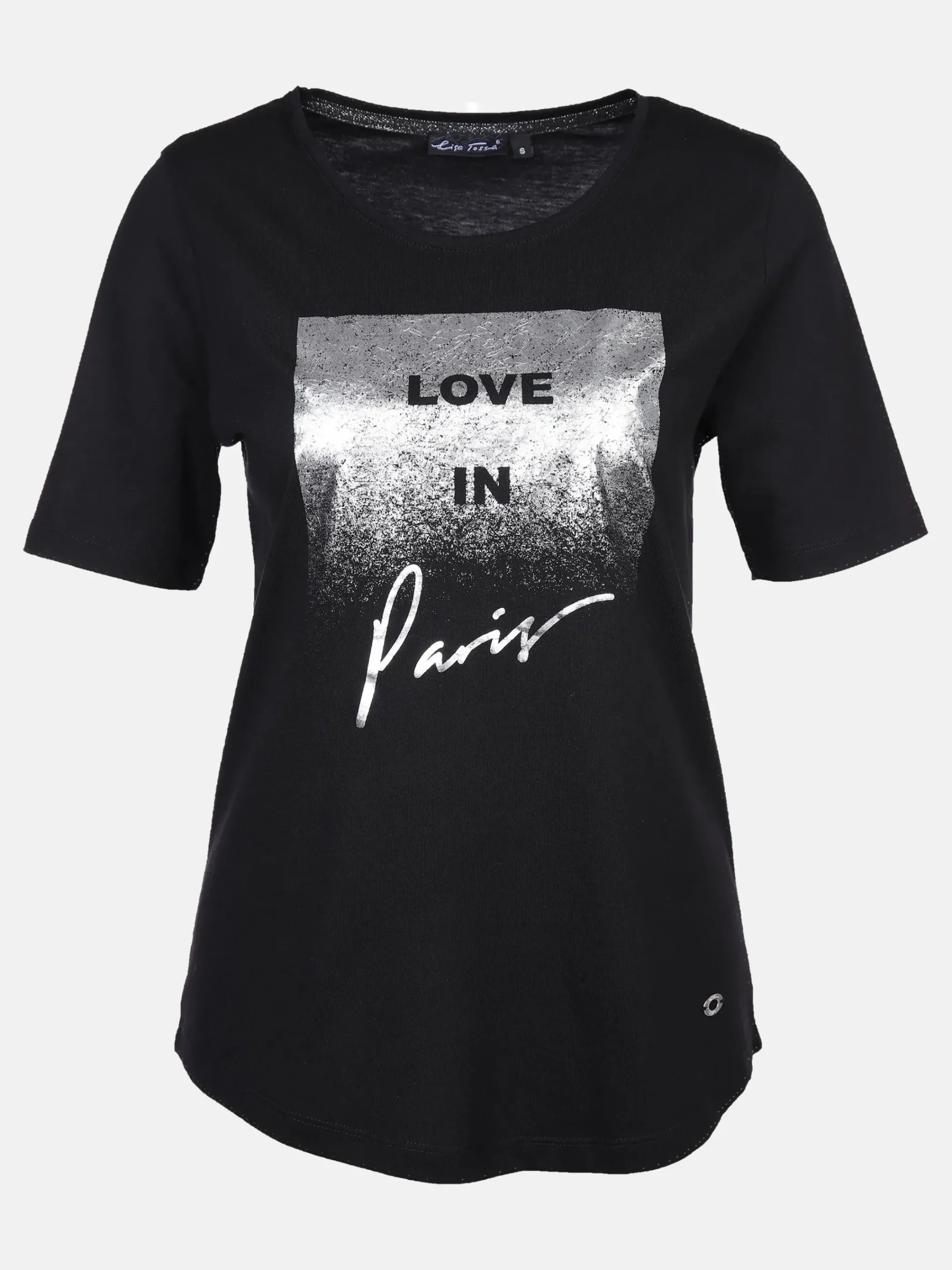 Damen Lisa Tossa Damen Shirt mit Glitzerprint