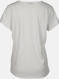 Damen Sure Damen Shirt mit Glitzerprint und Strasssteinchen