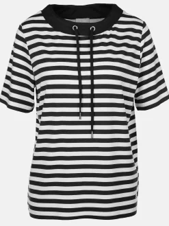 Damen Sure Damen Shirt mit Kordel im Ringellook