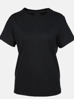 Damen Mustang Damen Shirt mit Logostickerei