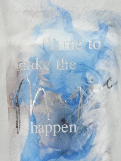 Damen Lisa Tossa Damen Shirt mit Motivprint und Strassbesatz