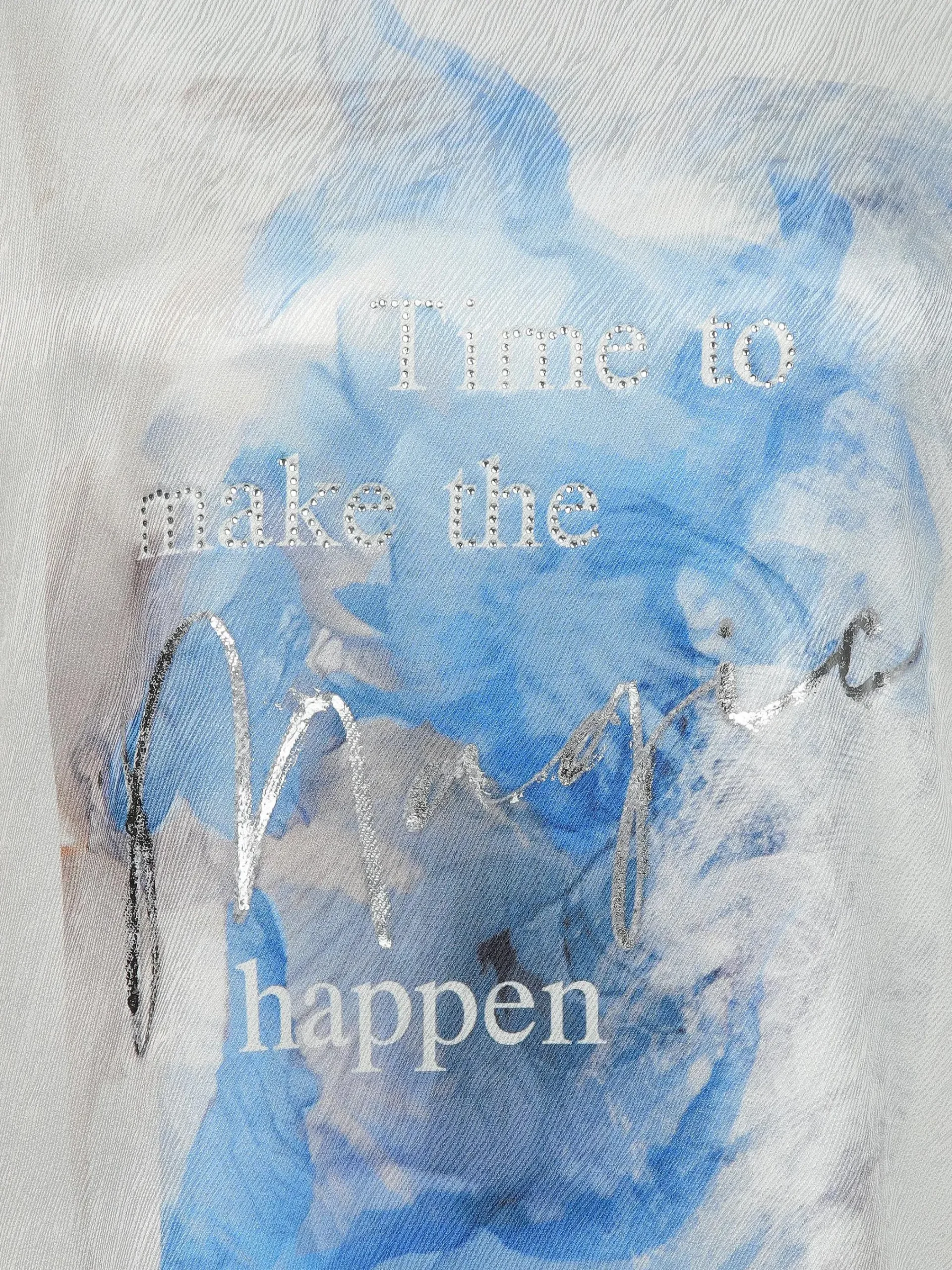 Damen Lisa Tossa Damen Shirt mit Motivprint und Strassbesatz