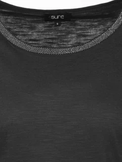 Damen Sure Damen Shirt mit Strassbesatz