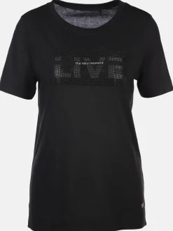 Damen Sure Damen Shirt mit Strassbesatz