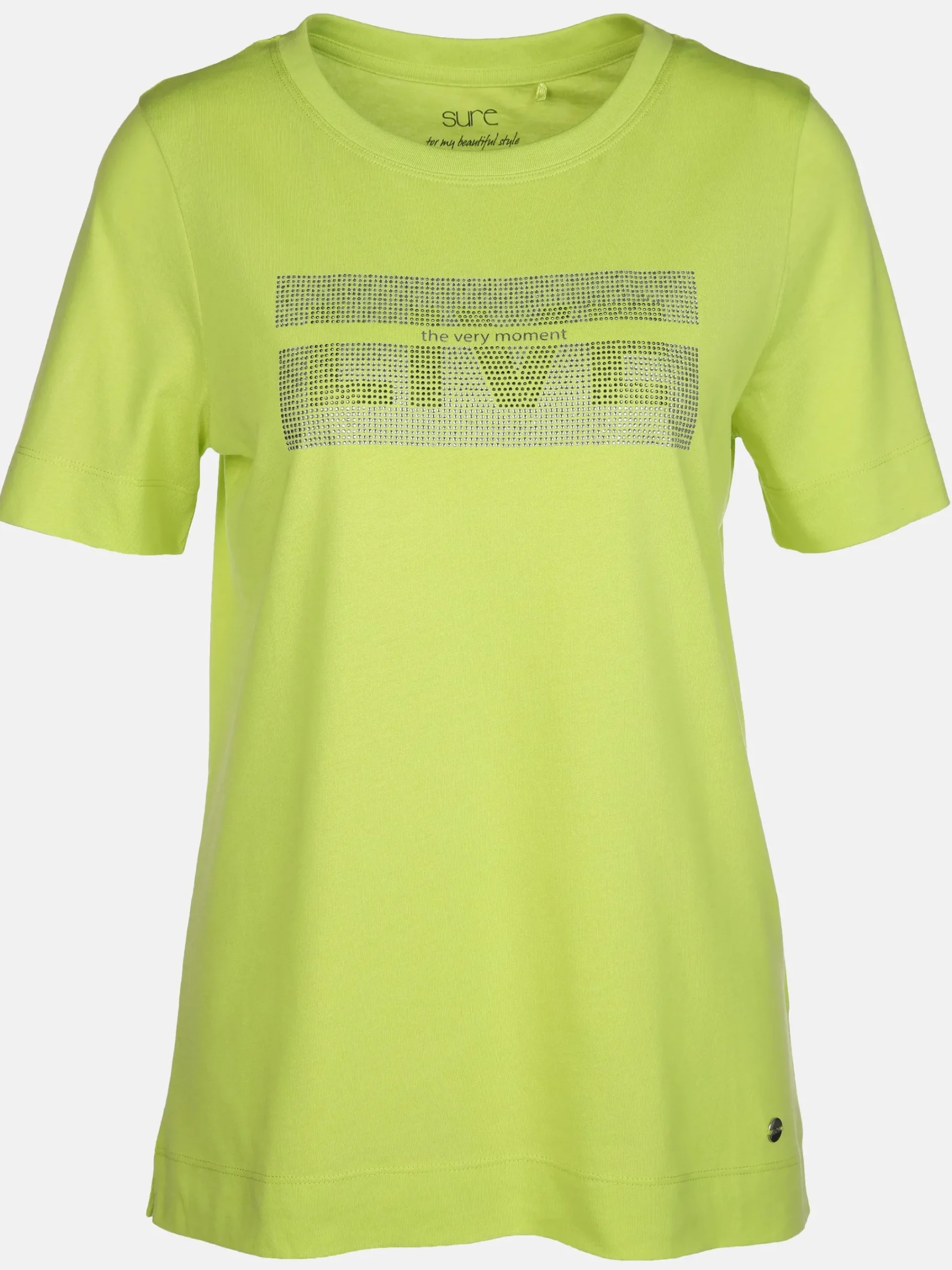 Damen Sure Damen Shirt mit Strassbesatz