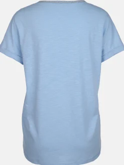 Damen Sure Damen Shirt mit Strassbesatz