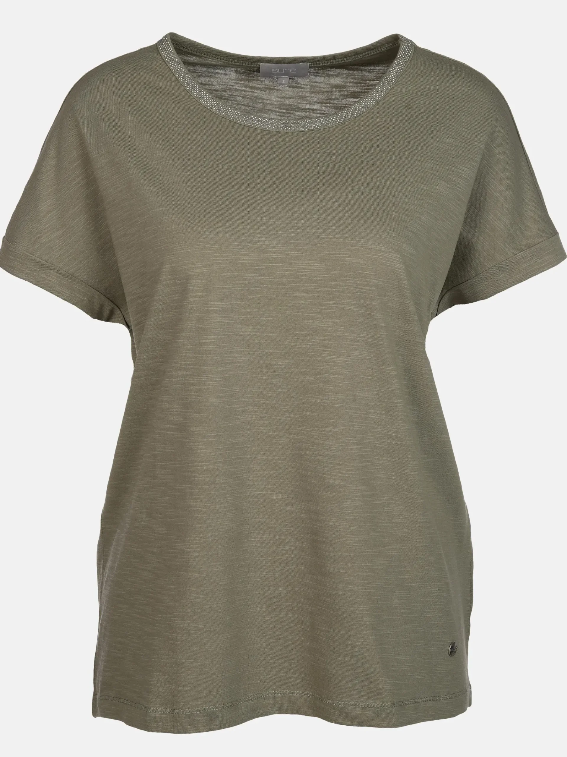 Damen Sure Damen Shirt mit Strassbesatz