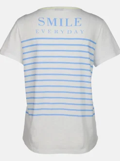 Damen Lisa Tossa Damen Shirt mit Streifen und Brusttasche