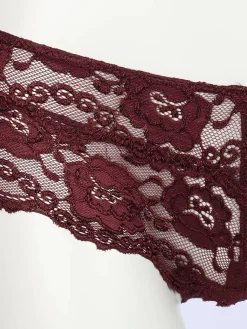 Damen Sure Damen Slip mit Spitzenbesatz