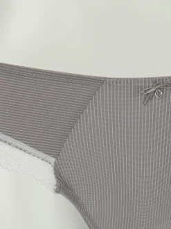 Damen Nina Holthoff Damen Slip mit Spitzenbesatz