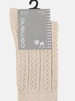 Damen Camano Damen Socken mit Lochmuster