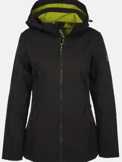 Damen Grinario Sports Damen Softshelljacke mit Kapuze