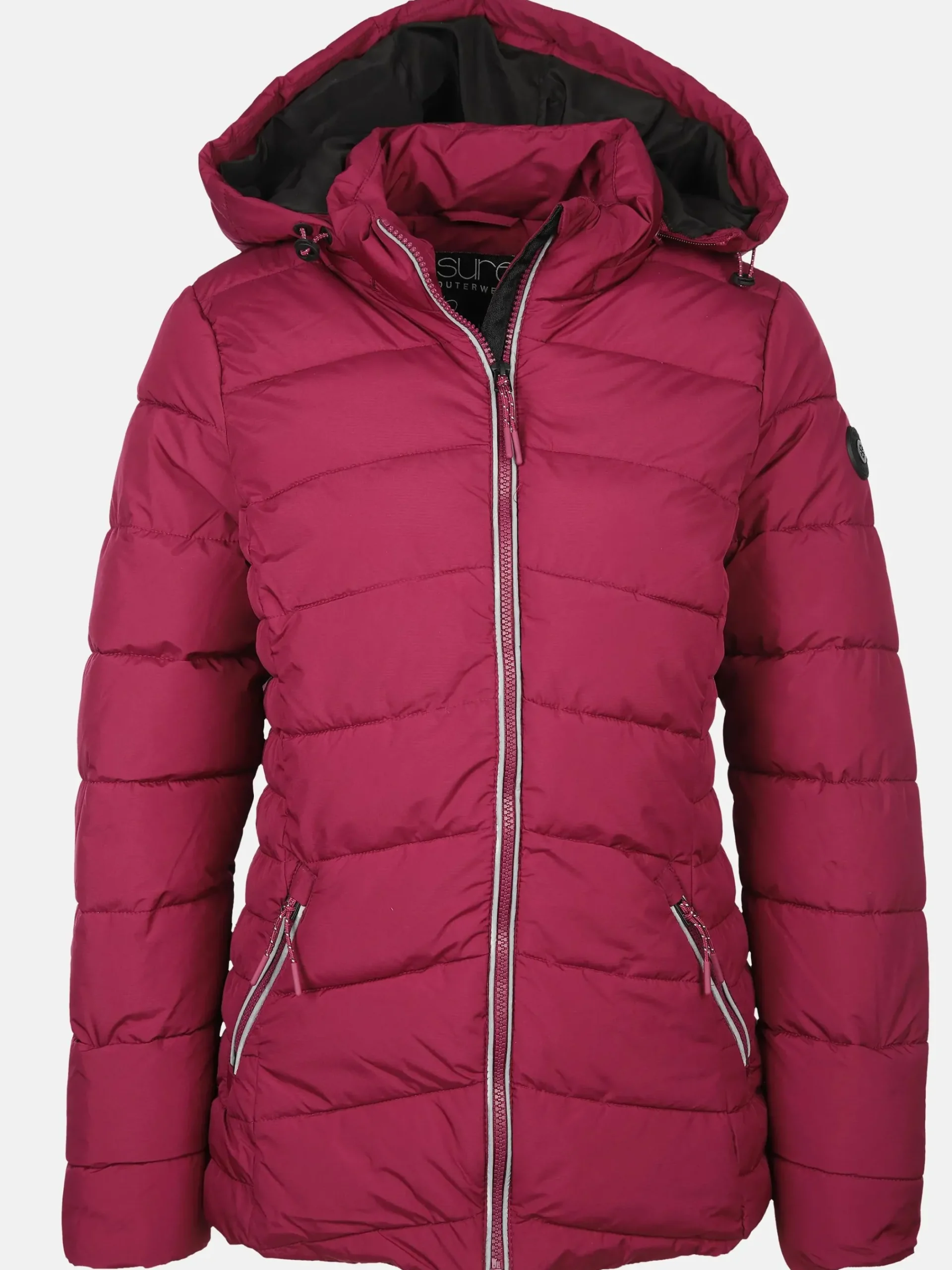 Damen Sure Damen Steppjacke mit Kapuze