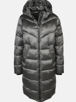 Damen Lisa Tossa Damen Steppmantel mit Kapuze