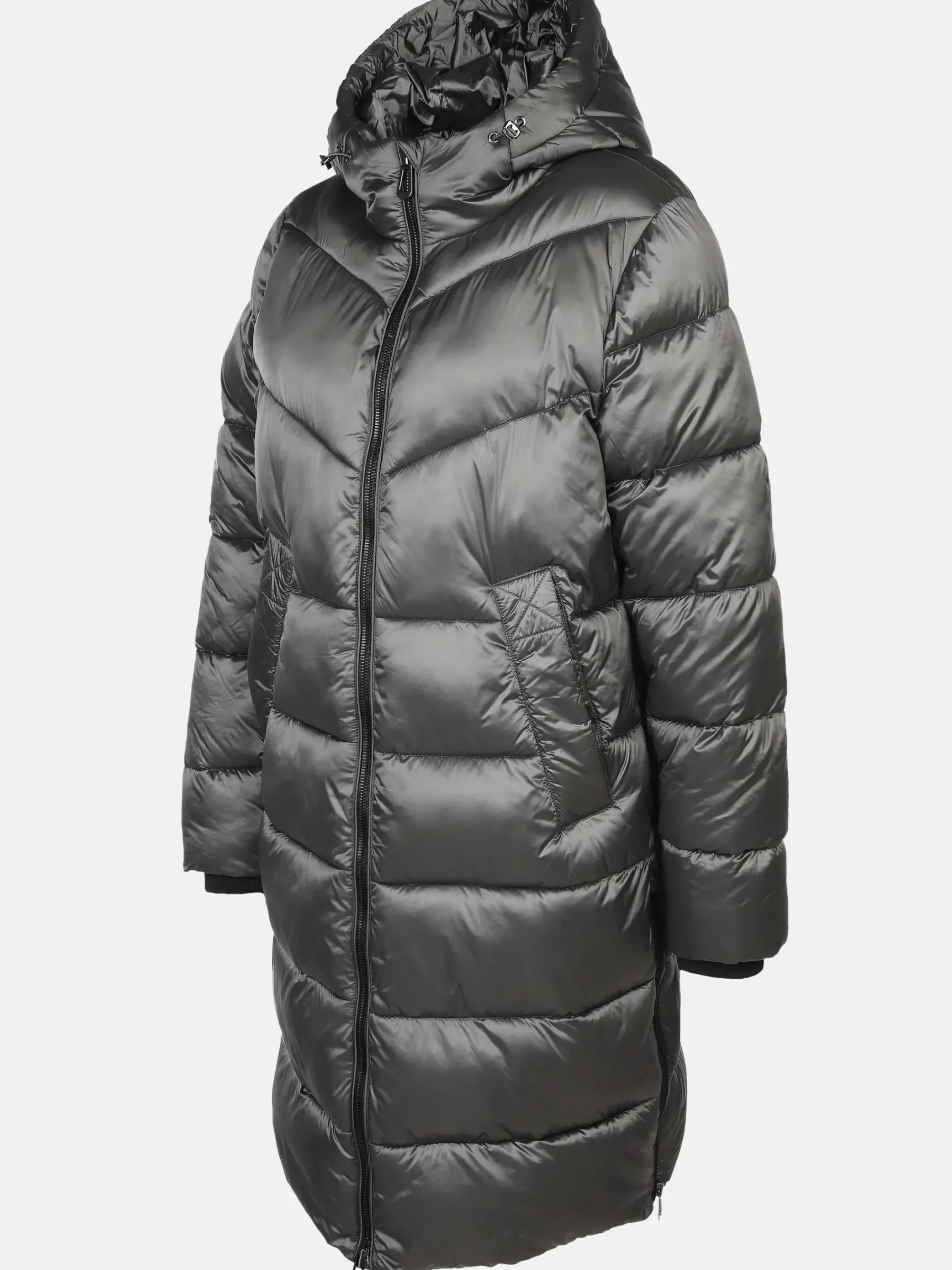 Damen Lisa Tossa Damen Steppmantel mit Kapuze