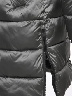 Damen Lisa Tossa Damen Steppmantel mit Kapuze