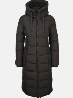 Damen Lisa Tossa Damen Steppmantel mit Kapuze