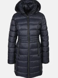 Damen Lisa Tossa Damen Steppmantel mit Kapuze