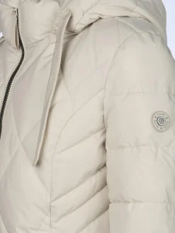 Damen Sure Damen Steppmantel mit Kapuze