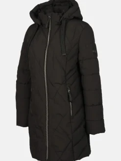 Damen Sure Damen Steppmantel mit Kapuze