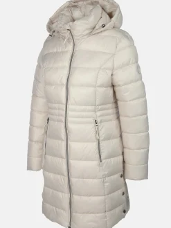 Damen Lisa Tossa Damen Steppmantel mit Kapuze